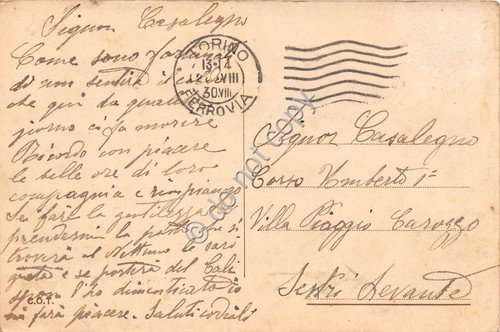 Cartolina - Torino panorama Po Ponte Umberto I Parco Valentino … | Immagine Gallery 2