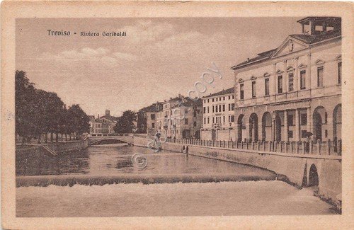 Cartolina - Treviso - Riviera Garibaldi - NVG