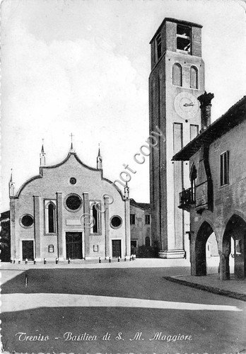 Cartolina - Treviso Basilica Santa Maria Maggiore 1955 | Immagine principale