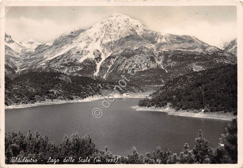 Cartolina - Valdidentro Lago delle Scale 1953 | Immagine principale