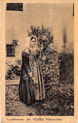 Cartolina - Valle Varaita costume tradizionale 1938 | Immagine principale