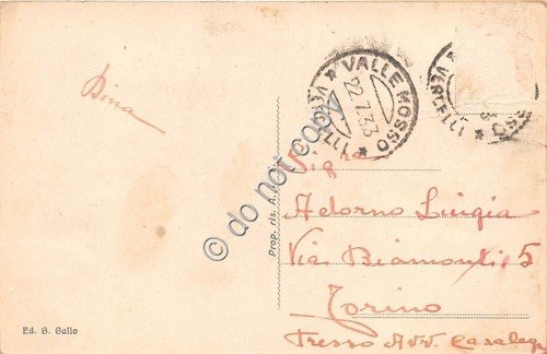 Cartolina - Vallemosso Panorama 1933