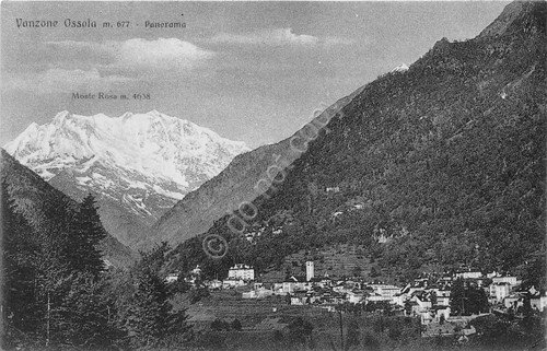 Cartolina - Vanzone Ossola - Panorama - Monte Rosa - … | Immagine principale
