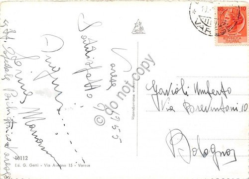 Cartolina - Varese Piazza Monte Grappa 1955 | Immagine Gallery 2