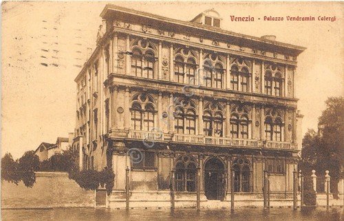 Cartolina - Venezia - Palazzo Vendramin - 1925 - Ed. … | Immagine principale