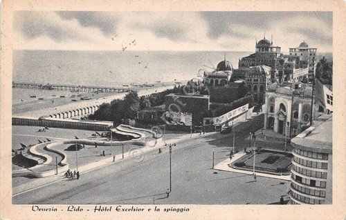 Cartolina - Venezia Lido - Hotel Excelsior - Spiaggia - … | Immagine principale