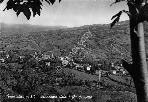 Cartolina - Vidiciatico Panorama da Crocetta 1956