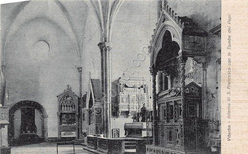 Cartolina - Viterbo - Chiesa S. Francesco - Interno - … | Immagine principale