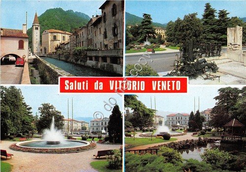 Cartolina - Vittorio Veneto Vedutine foto Ghedina (Treviso) | Immagine principale