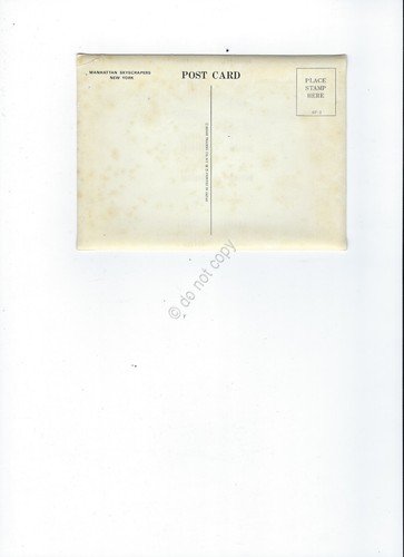 Cartolina 3D Lenticular plastificata Manhattan Skyscrapers New York con aereo | Immagine Gallery 2