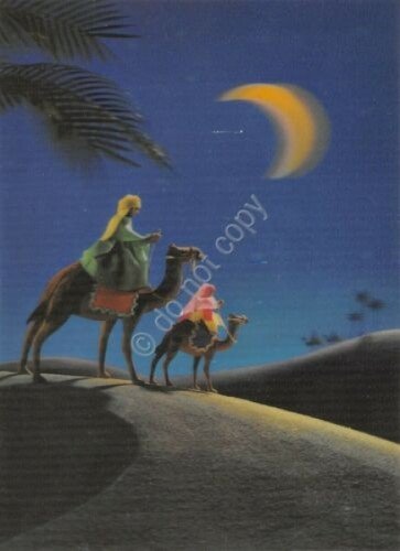 Cartolina 3D Lenticular plastificata Toppan Re Magi | Immagine principale