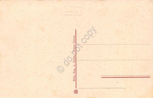Cartolina Abano dintorni Abbazia di Praglia Loggetta di Fogazzaro illustrata