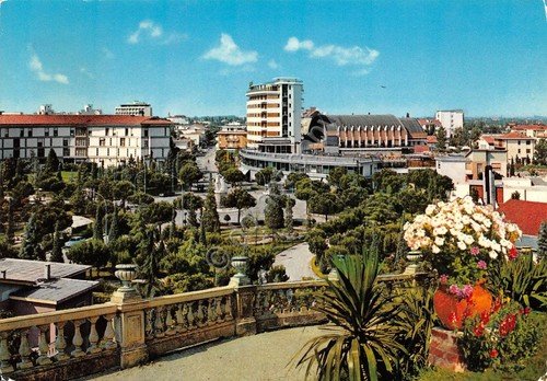 Cartolina Abano Terme Panorama 1970 (Padova)