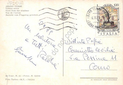 Cartolina Abano Terme Panorama aereo 1979 (Padova) | Immagine Gallery 2