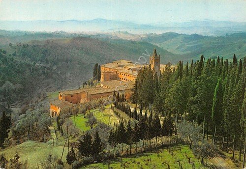 Cartolina Abbazia di Monte Oliveto Maggiore Lato Nord (Siena) | Immagine principale