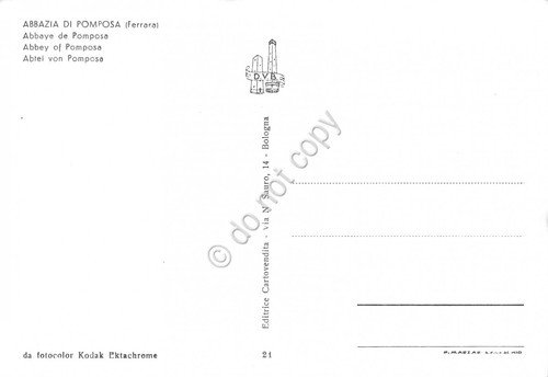 Cartolina Abbazia di Pomposa Ferrara | Immagine Gallery 2