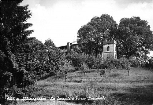 Cartolina Abbiategrasso Torretta Parco Nazionale NVG (Milano)