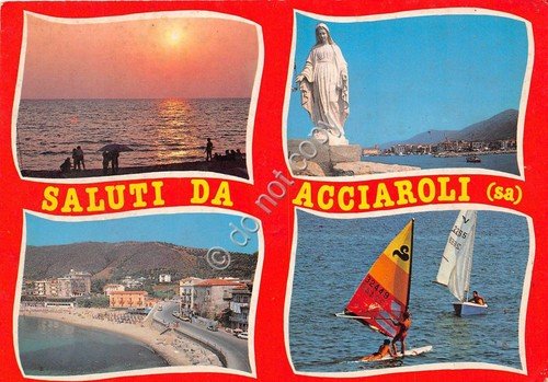 Cartolina Acciaroli saluti da vedutine (Altre tematiche)
