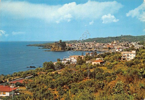 Cartolina Aci Castello da Aci Trezza timbro targhetta PT (Catania) | Immagine principale