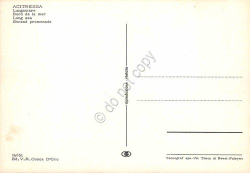 Cartolina Acitrezza Lungomare auto spiaggia bar Anni '70 | Immagine Gallery 2