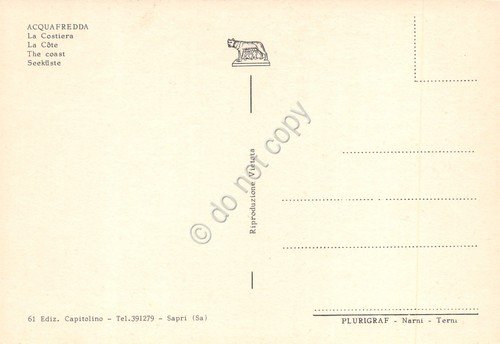 Cartolina Acquafredda panorama Costiera anni '70 | Immagine Gallery 2