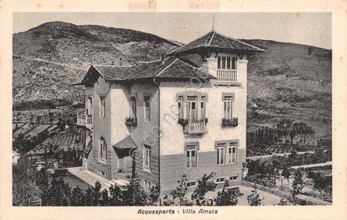 Cartolina Acquasparta Villa Amata | Immagine principale