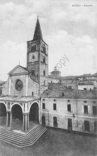 Cartolina Acqui Duomo anni '10 Ed. Bussi (Alessandria) | Immagine principale