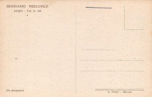 Cartolina Acqui Seminario Vescovile Dormitorio | Immagine Gallery 2
