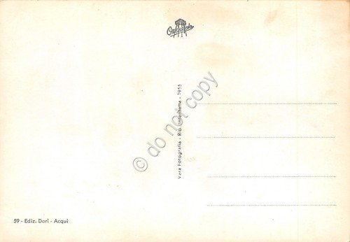 Cartolina Acqui Terme Albergo Antiche Terme colorata | Immagine Gallery 2