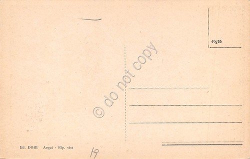 Cartolina Acqui Terme Corso Bagni auto d'epoca