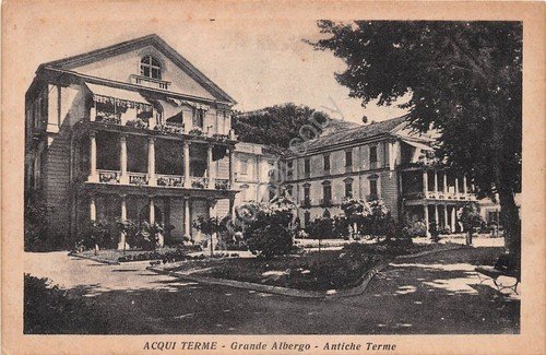 Cartolina Acqui Terme Grande Albergo Antiche Terme NVG (Alessandria) | Immagine principale