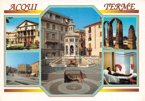 Cartolina Acqui Terme vedute 1997 (Alessandria) | Immagine principale