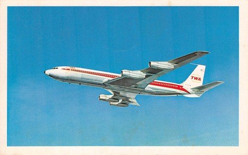 Cartolina Aereo Boeing TWA