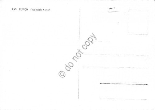 Cartolina Aeroporto Aerei Zurich Flughafen Kloten | Immagine Gallery 2