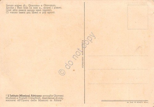 Cartolina Africa Cristiana Serie IV Caccia e pesca N. 8 … | Immagine Gallery 2