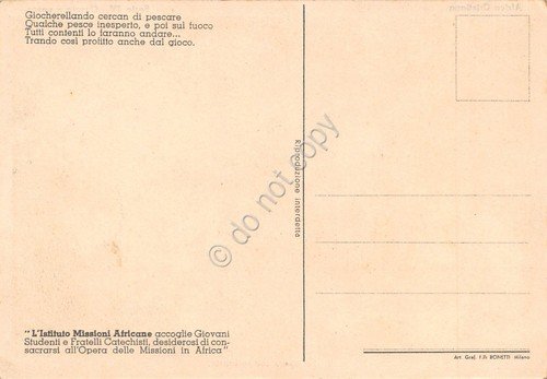 Cartolina Africa Cristiana Serie IV Caccia e pesca N. 9 … | Immagine Gallery 2