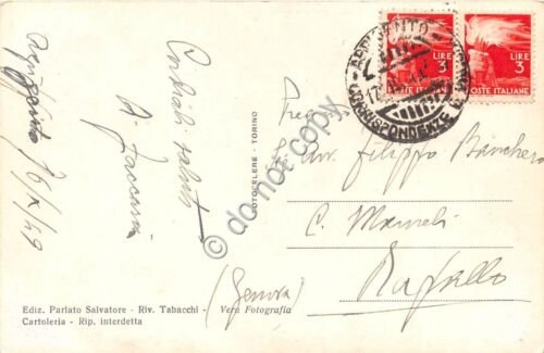 Cartolina Agrigento Tempio di Giunone visto da bosco di mandorli …