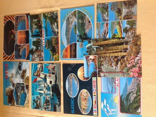 Cartolina Alassio lotto di 9 cartoline con vedutine VG e …