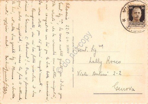 Cartolina Alassio panorama 1940 | Immagine Gallery 2