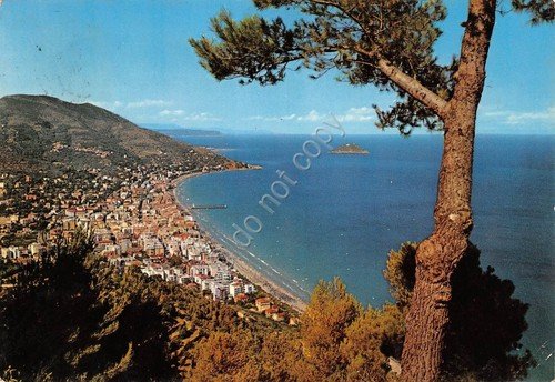 Cartolina Alassio Panorama 1973 (Savona)