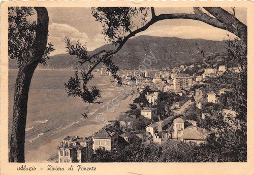 Cartolina Alassio Panorama dall'alto Ed. Brunner (Savona) | Immagine principale