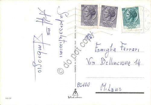 Cartolina Albenga vedutine (Savona)