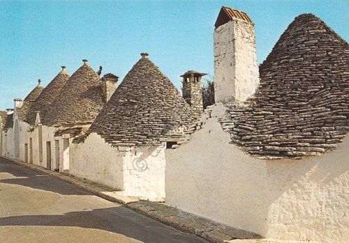 Cartolina Alberobello Trulli aia piccola anni '80 | Immagine principale