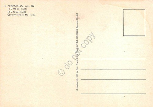 Cartolina Alberobello Trulli Animata | Immagine Gallery 2