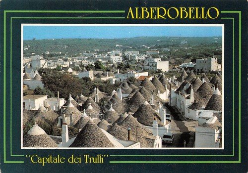 Cartolina Alberobello trulli (Bari) | Immagine principale