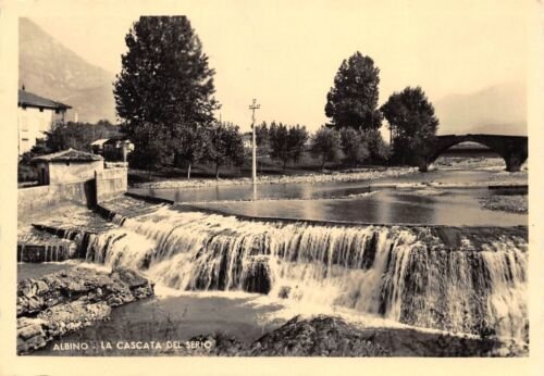 Cartolina Albino Cascata del Serio 1951