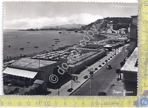 Cartolina Albisola Bagni Sirena 1949 (Savona)