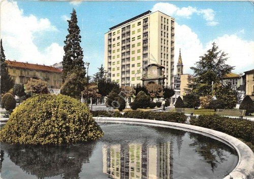 Cartolina Alessandria Piazza Mateotti 1964