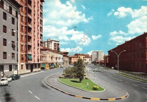 Cartolina Alessandria Piazza Valfrè 1968
