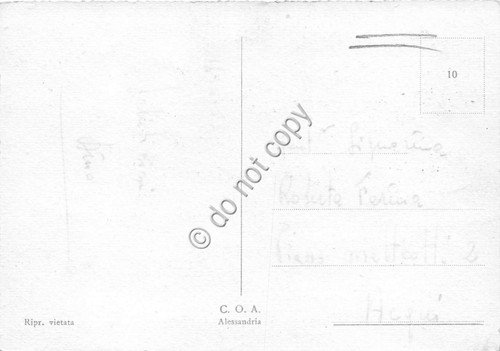 Cartolina Alessandria Stazione ferroviaria dall'alto